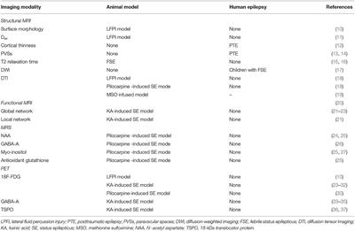 Update on the Neuroimaging and Electroencephalographic Biomarkers of Epileptogenesis: A Literature Review